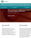 Advances In Materials Science And Engineering